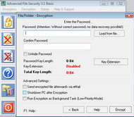 Advanced File Security Basic screenshot